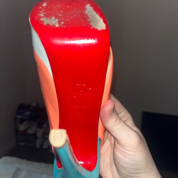 Christian Louboutin Lady Peep Slingback 150 mm size 39 - Picture 7 of 11